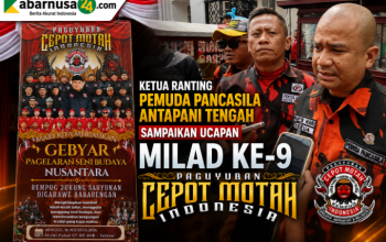 Ketua Ranting Pemuda Pancasila Antapani Tengah Sampaikan Ucapan Milad ke-9 Paguyuban Cepot Motah Indonesia