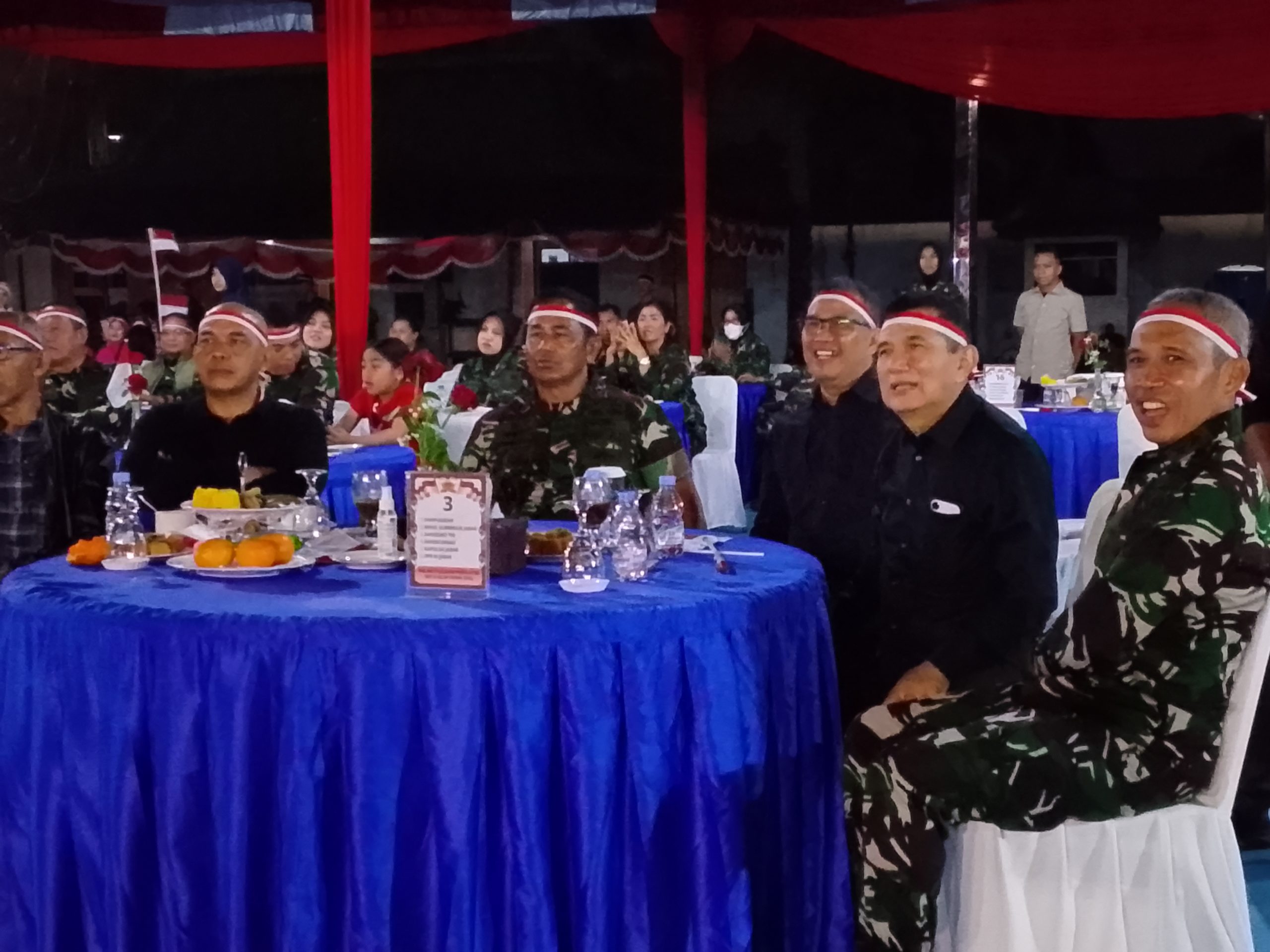 Danpusenif TNI AD pada Panggung Hiburan Syukuran HUT ke-81 Republik Indonesia