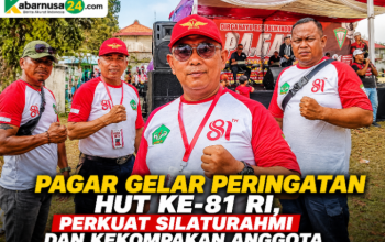 Pagar Gelar Peringatan HUT ke-81 RI, Perkuat Silaturahmi dan Kekompakan Anggota