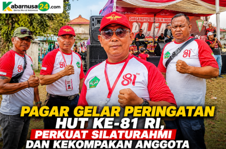 Pagar Gelar Peringatan HUT ke-81 RI, Perkuat Silaturahmi dan Kekompakan Anggota