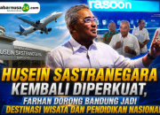 Husein Sastranegara Kembali Diperkuat, Farhan Dorong Bandung Jadi Destinasi Wisata dan Pendidikan Nasional