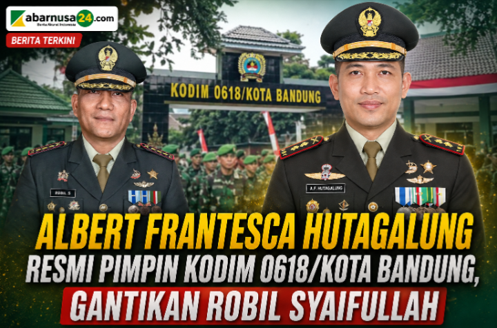 Albert Frantesca Hutagalung Resmi Pimpin Kodim 0618/Kota Bandung, Gantikan Robil Syaifullah