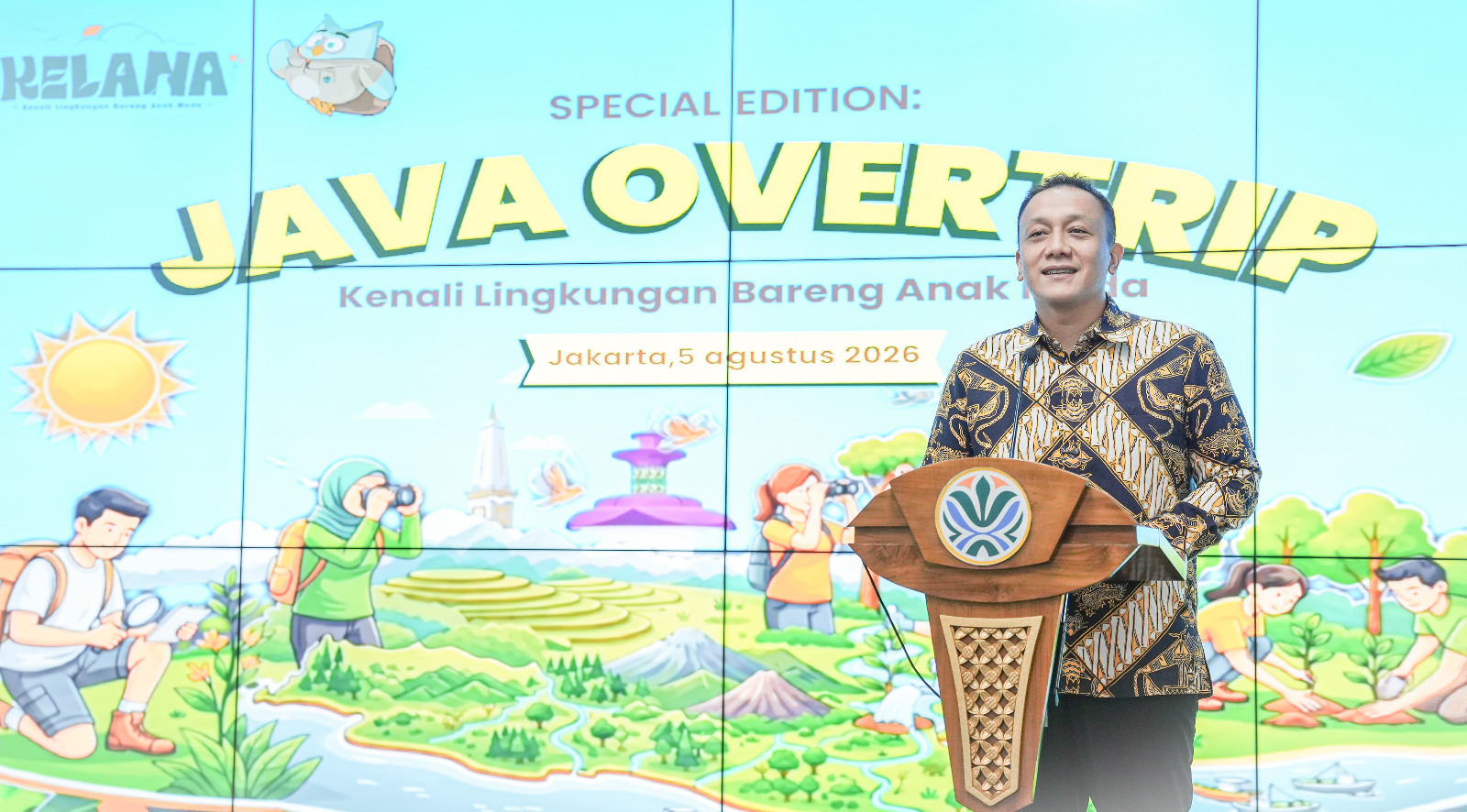 Resmikan Progam KELANA, Wamen LH Dorong Gen Z Sampaikan Aspirasi dan Kritik untuk Perkuat Aksi Lingkungan