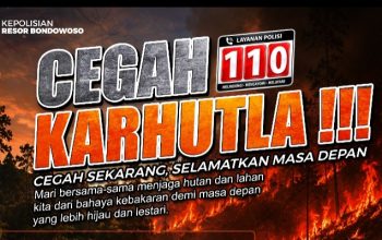 Kapolres Bondowoso Ingatkan Bahaya Karhutla, Pelaku Bisa Dipidana 15 Tahun Kapolres Bondowoso Ingatkan Bahaya Karhutla, Pelaku Bisa Dipidana 15 Tahun