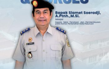Kantah Bondowoso Ucapkan Selamat atas Pelantikan Slamet Soeradji sebagai Kepala Seksi Penataan dan Pemberdayaan di Kantah Kota Pasuruan