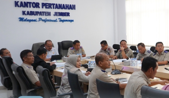 Kantah Bondowoso Hadiri Gelar Kasus Pertanahan Bersama Kanwil BPN Jawa Timur