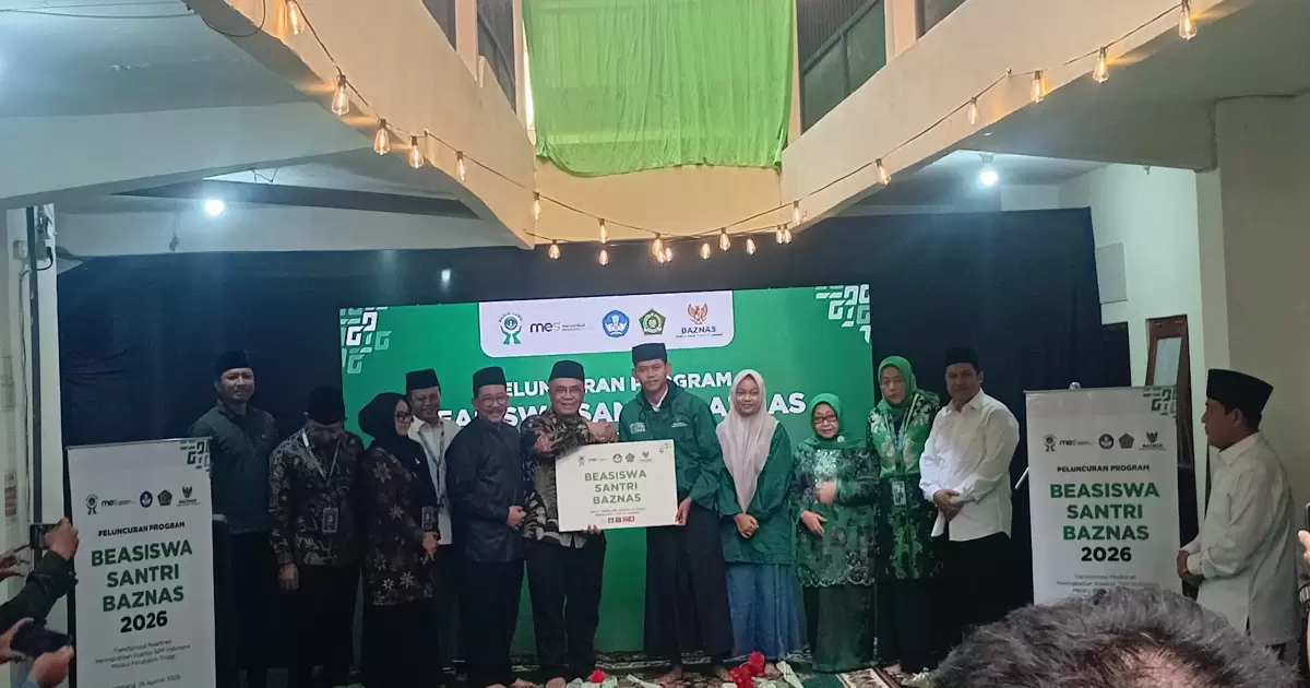 Program Beasiswa Santri di Luncurkan BAZNAS RI dalam Momentum Muktamar ke-35 NU 