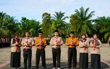 Pelantikan Kacu SMAN 1 Matauli Pandan, Tanamkan Semangat Nasionalisme dan Cinta Tanah Air