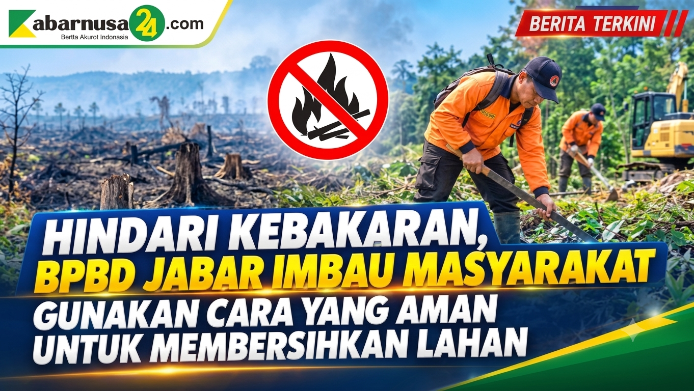 Hindari Kebakaran, BPBD Jabar Imbau Masyarakat Gunakan Cara yang Aman untuk Membersihkan Lahan