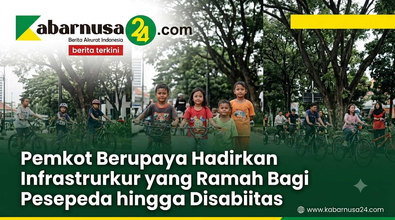 Pemkot Berupaya Hadirkan Infrastrurkur yang Ramah Bagi Pesepeda hingga Disabilitas