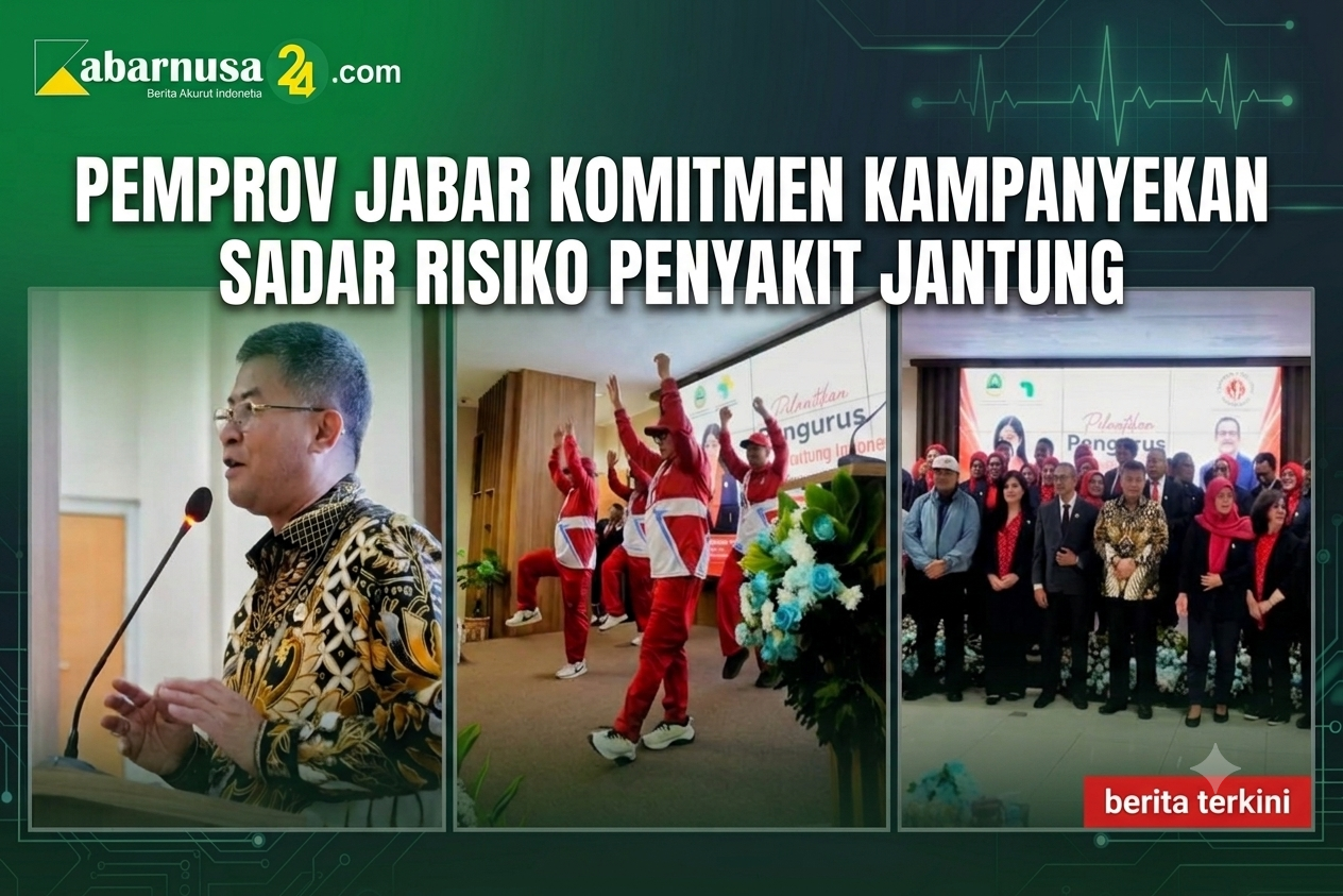 Pemprov Jabar Komitmen Kampanyekan Sadar Risiko Penyakit Jantungmm