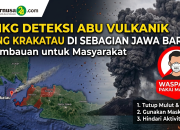 BMKG Deteksi Abu Vulkanik Gunung Anak Krakatau di Sebagian Jawa Barat, Ini Imbauan untuk Masyarakat