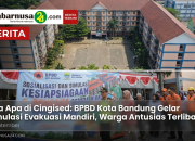 Ada Apa di Cingised: BPBD Kota Bandung Gelar Simulasi Evakuasi Mandiri, Warga Antusias Terlibat