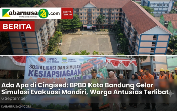 Ada Apa di Cingised: BPBD Kota Bandung Gelar Simulasi Evakuasi Mandiri, Warga Antusias Terlibat