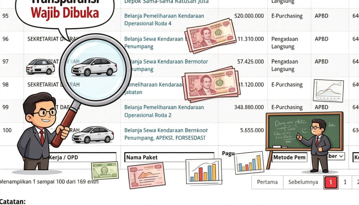 Transparansi Wajib Dibuka, Pengamat : Data Anggaran Pemeliharaan dan Sewa Kendaraan Pemkot Depok Sama-sama Ratusan Juta