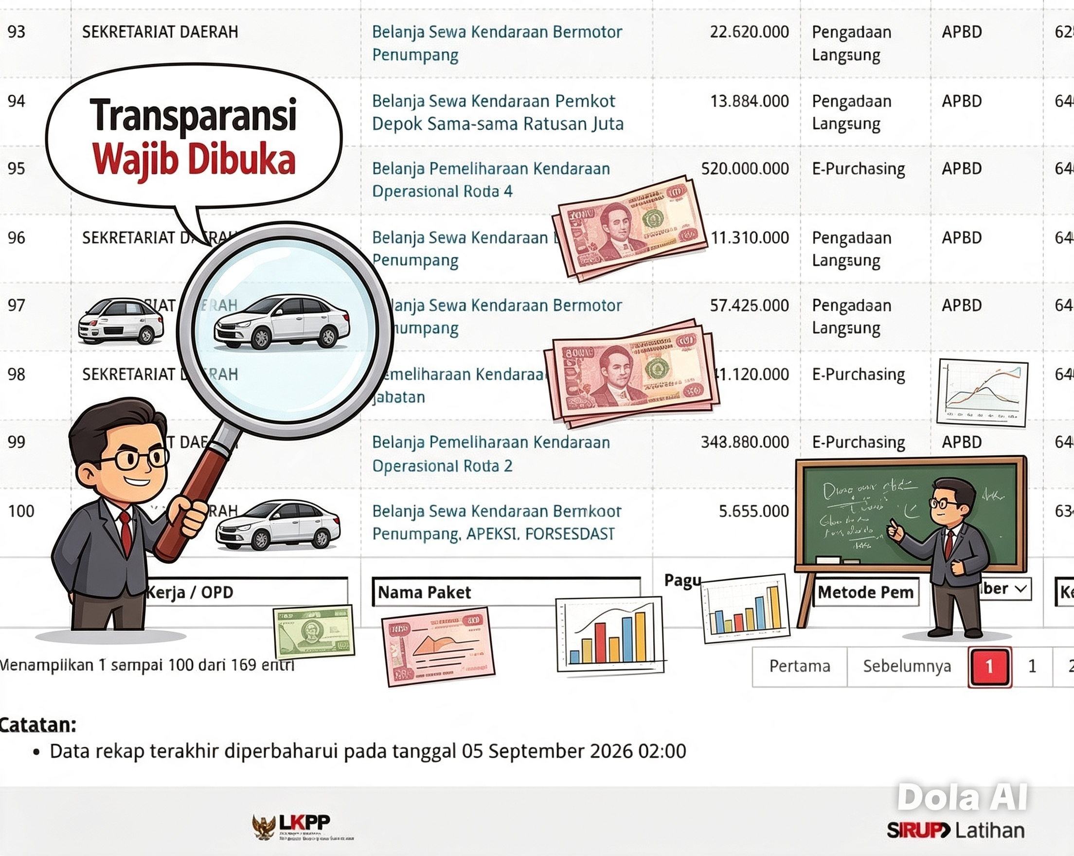 Transparansi Wajib Dibuka, Pengamat : Data Anggaran Pemeliharaan dan Sewa Kendaraan Pemkot Depok Sama-sama Ratusan Juta