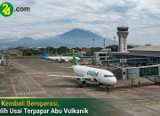 Bandara Husein Kembali Beroperasi, Penerbangan Pulih Usai Terpapar Abu Vulkanik