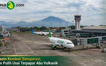 Bandara Husein Kembali Beroperasi, Penerbangan Pulih Usai Terpapar Abu Vulkanik Bandara Husein Kembali Beroperasi, Penerbangan Pulih Usai Terpapar Abu Vulkanik