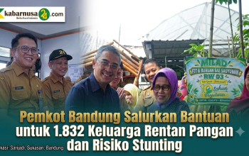 Pemkot Bandung Salurkan Bantuan untuk 1.832 Keluarga Rentan Pangan dan Risiko Stunting Pemkot Bandung Salurkan Bantuan untuk 1.832 Keluarga Rentan Pangan dan Risiko Stunting