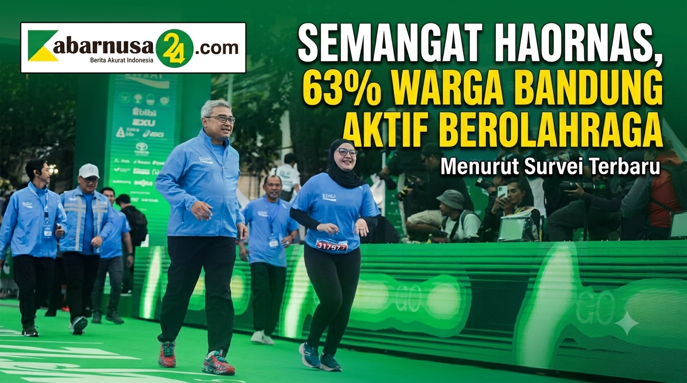 Semangat Haornas, 63 Persen Warga Bandung Aktif Berolahraga
