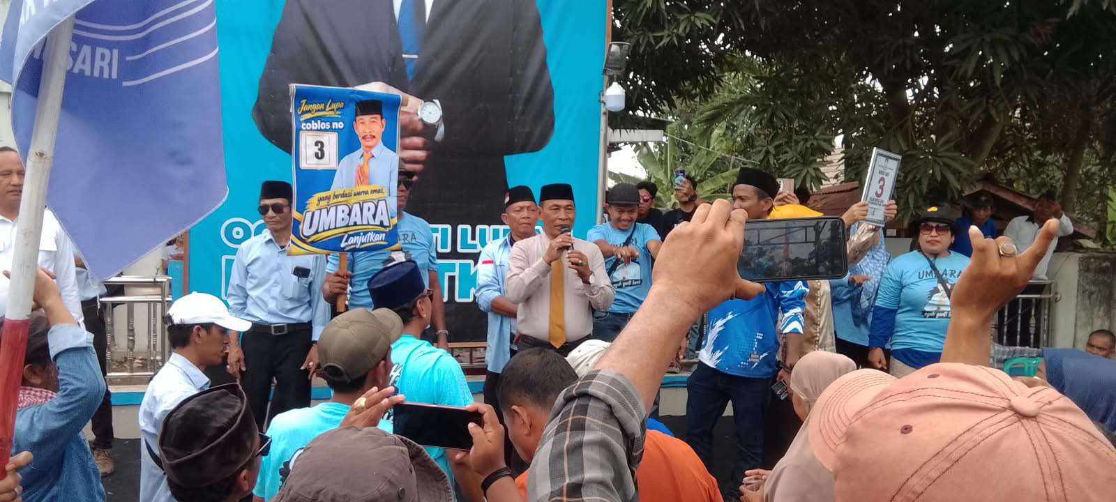 Bao Umbara Resmi Nomor Urut 3, “Dasi Emas” Jadi Identitas di Pilkades Karangsari