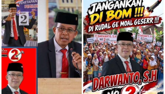 Mendapatkan Nomor Urut 2, Darwanto SH. Siap Untuk Menjadi Pemimpin Masyarakat Desa Hegarmukti Istimewa Bersih Dan Bermartabat