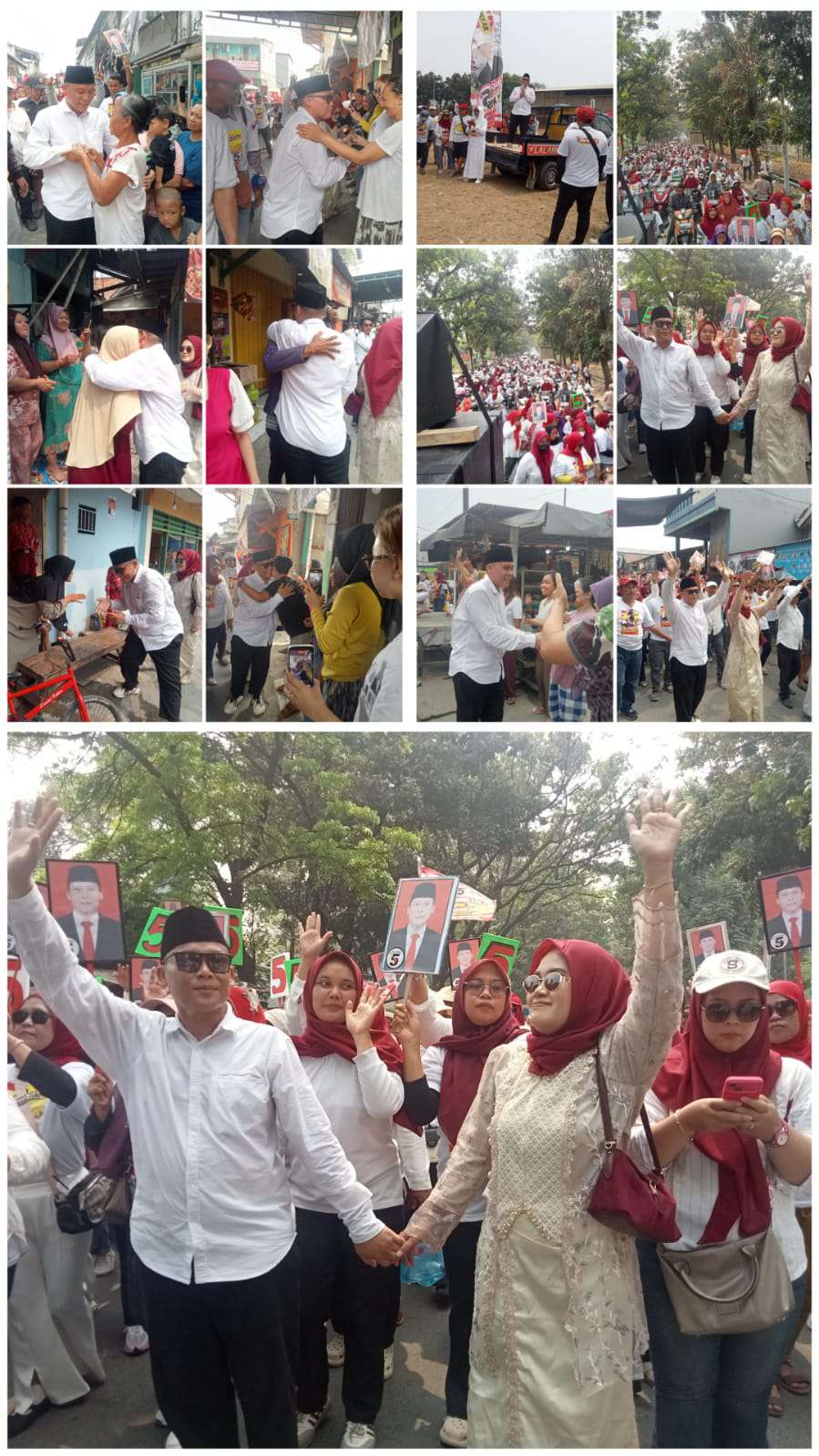 GEMPAR Harja Mekar Ribuan Pendukung Iringi Robi Arisandi, Nomor Urut 5, Jadi Magnet Pilkades 2026,