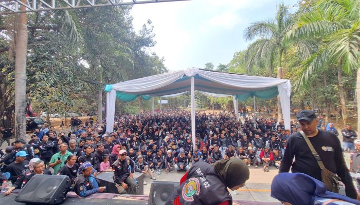 Ribuan Driver Online dan Buruh Meriahkan KOPDARNAS di Bekasi, Cecep Saripudin: Perkuat Solidaritas dan Kebersamaan