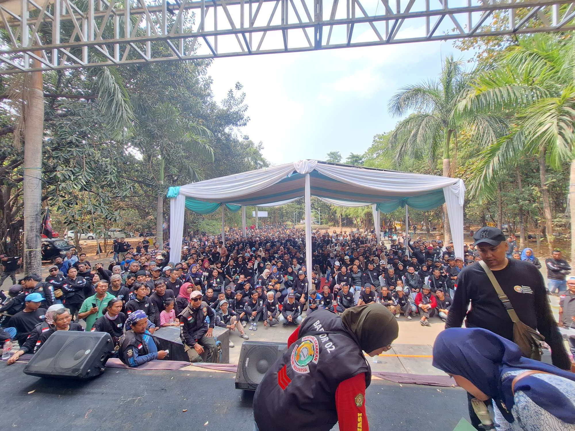 Ribuan Driver Online dan Buruh Meriahkan KOPDARNAS di Bekasi, Cecep Saripudin: Perkuat Solidaritas dan Kebersamaan