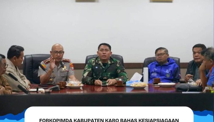 Kesiapsiagaan Penanganan Erupsi Gunung Sinabung, Siapkan Posko dan Lokasi Pengungsian