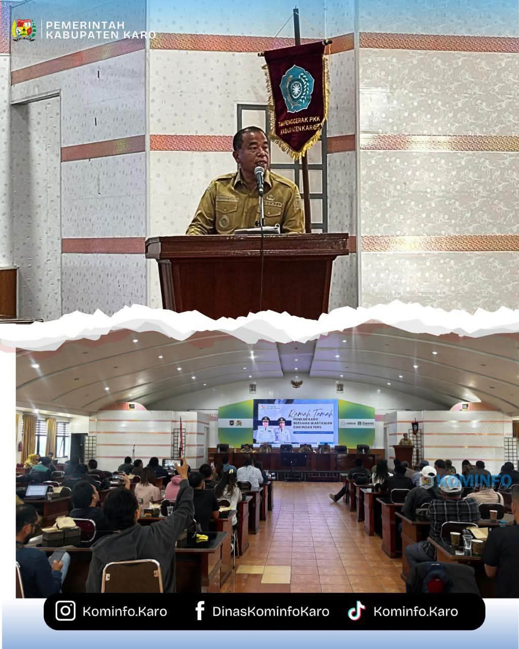 Pemkab Karo Gelar Ramah Tamah Bersama Wartawan Dan Insan Pers