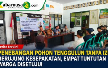 Penebangan Pohon Tenggulun Tanpa Izin Berujung Kesepakatan, Empat Tuntutan Warga Disetujui Penebangan Pohon Tenggulun Tanpa Izin Berujung Kesepakatan, Empat Tuntutan Warga Disetujui