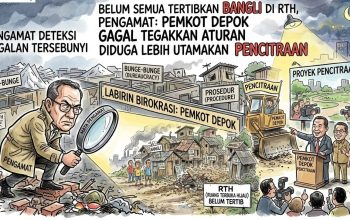 Belum Semua Tertibkan Bangli di RTH, Pengamat : Pemkot Depok Gagal Tegakkan Aturan Diduga Lebih Utamakan Pencitraan