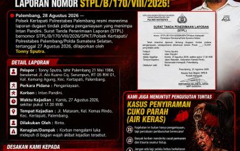 Tonny Saputra LSM Somasi Desak APH:Usut Tuntas Dan Tangkap Aktor Intelektual di Balik Penyiraman Air Keras Mataram!!! Tonny Saputra LSM Somasi Desak APH:Usut Tuntas Dan Tangkap Aktor Intelektual di Balik Penyiraman Air Keras Mataram!!!