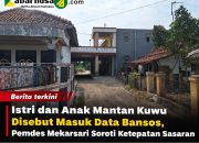 Istri dan Anak Mantan Kuwu Disebut Masuk Data Bansos, Pemdes Mekarsari Soroti Ketepatan Sasaran