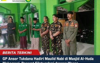 GP Ansor Tukdana Hadiri Maulid Nabi di Masjid Al-Huda Mekarsari, Pererat Silaturahmi dengan Warga GP Ansor Tukdana Hadiri Maulid Nabi di Masjid Al-Huda Mekarsari, Pererat Silaturahmi dengan Warga