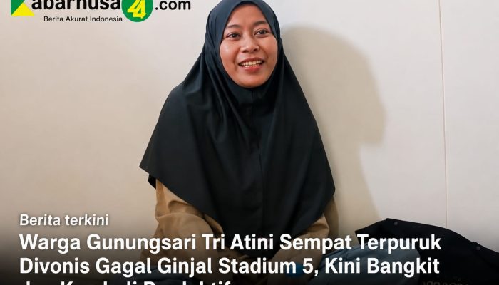 Warga Gunungsari Tri Atini Sempat Terpuruk Divonis Gagal Ginjal Stadium 5, Kini Bangkit dan Kembali Produktif
