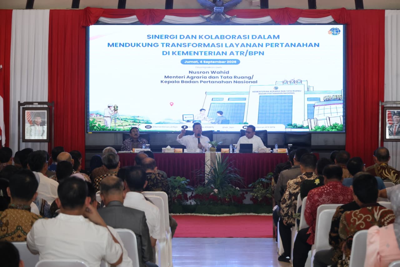 Fokus Peralihan Hak dan Pengukuran, Menteri ATR/BPN Nusron : Transformasi Organisasi Harus Permudah Pelayanan, Bukan Sebaliknya