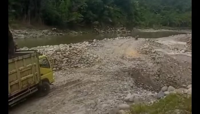 Dugaan Galian C Aek Sirahar Mengemuka, Publik Pertanyakan Izin dan Klaim ‘Orang Dalam’”
