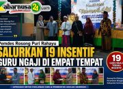 Pemdes Rosong Puri Rahayu Salurkan Insentif kepada 19 Guru Ngaji di Empat Lembaga