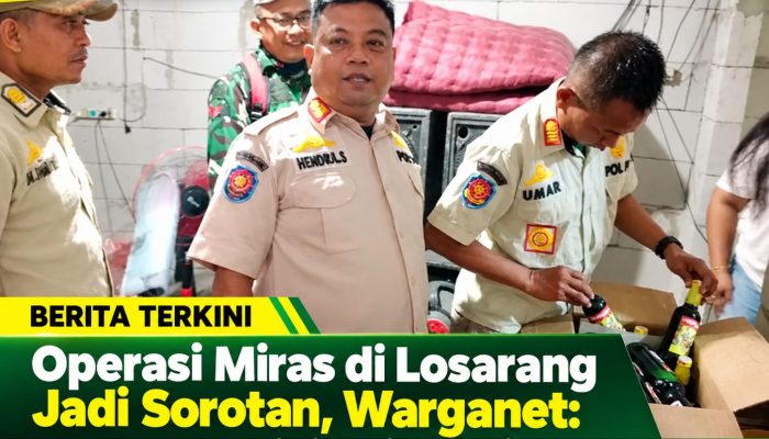 Operasi Miras di Losarang Jadi Sorotan, Warganet: Jangan Berhenti di Penjual Kecil