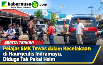 Pelajar SMK Tewas dalam Kecelakaan di Haurgeulis Indramayu, Diduga Tak Pakai Helm