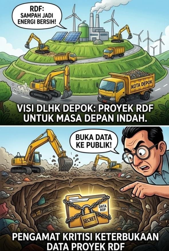 DLHK Depok Ungkap Proyek RDF Ramah Lingkungan dan Tanpa Anggaran APBD, Pengamat Minta Data Dibuka ke Publik