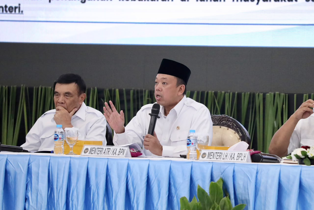Menteri ATR/BPN Nusron : Peringatan Keras untuk Pengusaha, Pembakaran Lahan Bisa Cabut HGU Secara Keseluruhan