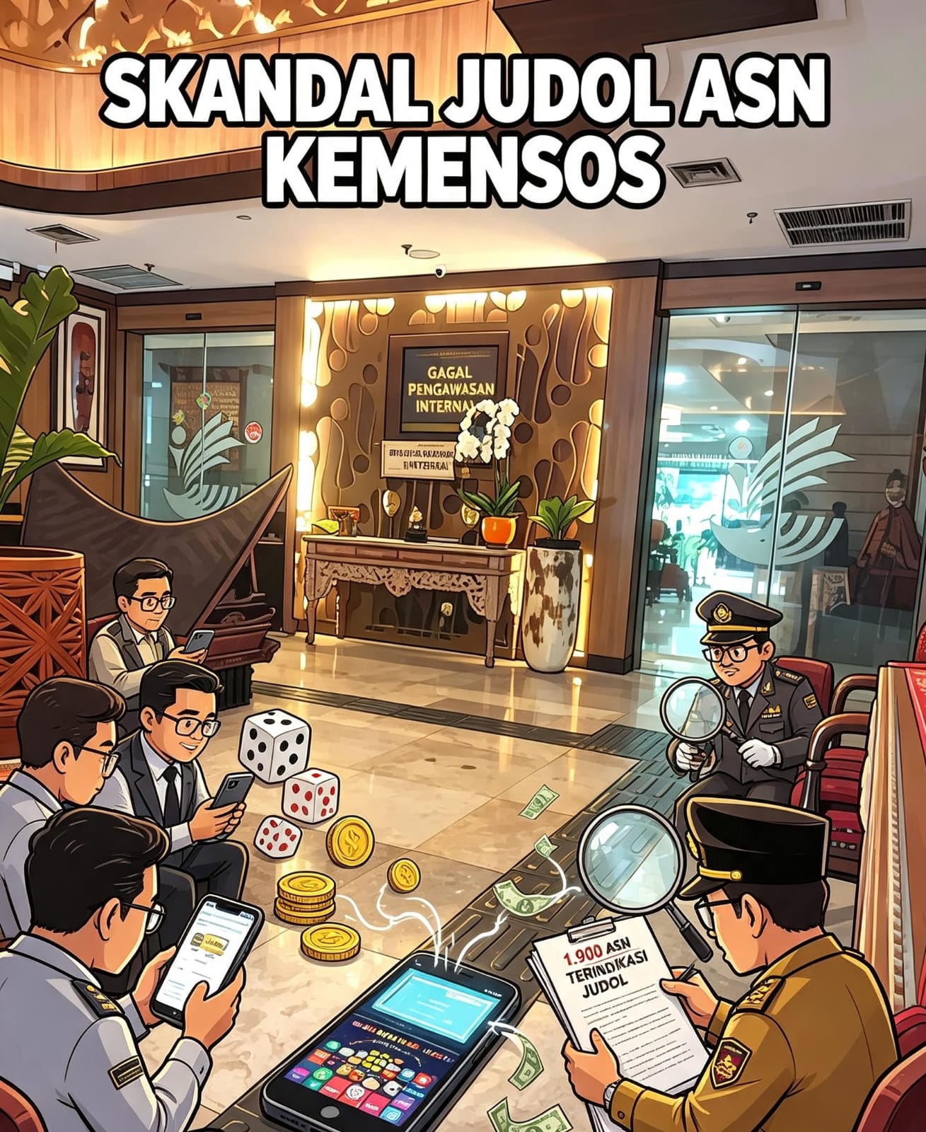 Pengamat : Kemensos Harus Jelaskan, Bagaimana Uang Kantor Bisa Pakai ASN ke Judi Online
