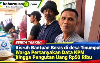 Kisruh Bantuan Beras di desa Tinumpuk, Warga Pertanyakan Data KPM hingga Pungutan Uang Rp50 Ribu Kisruh Bantuan Beras di desa Tinumpuk, Warga Pertanyakan Data KPM hingga Pungutan Uang Rp50 Ribu
