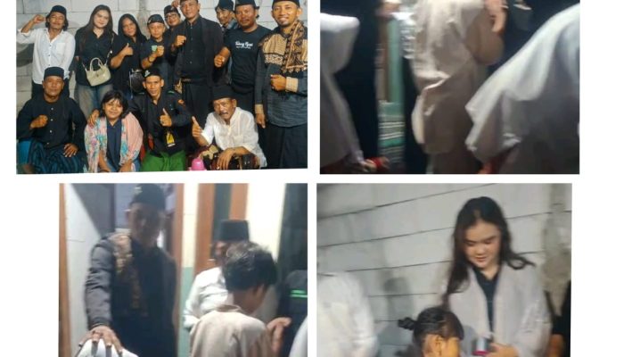 Sentuhan Kasih Keluarga Besar FBR Gardu 0139 Belut Putih Babelan Santuni Puluhan Anak Yatim-piatu