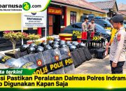 Polisi Pastikan Peralatan Dalmas Polres Indramayu Siap Digunakan Kapan Saja