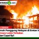 10 Rumah Panggung Nelayan di Eretan Wetan Indramayu Ludes Terbakar, Kerugian Capai Rp1 Miliar