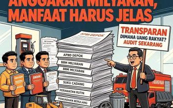 Anggaran Miliaran di Tiga Dinas Pengadaan BBM dan Suku Cadang, Pengamat Minta Pemkot Depok Transparan dan Jelaskan Ke Mana Perginya APBD Anggaran Miliaran di Tiga Dinas Pengadaan BBM dan Suku Cadang, Pengamat Minta Pemkot Depok Transparan dan Jelaskan Ke Mana Perginya APBD